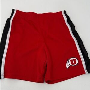 University of Utah Kids Basketball Shorts Size 4T. Elastic waist